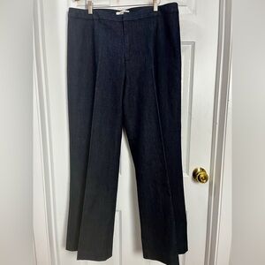 Ellen Tracy Women's Navy Wide Leg Jeans